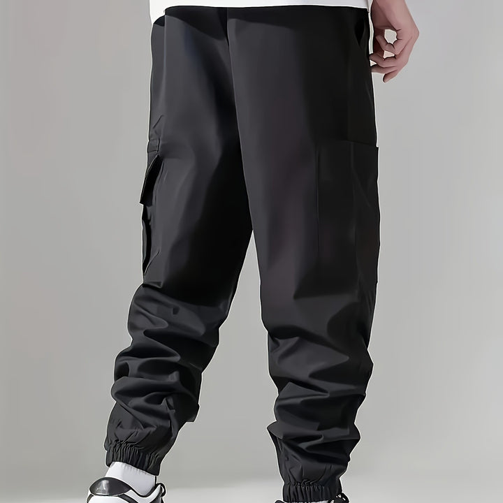 Herren Cargo-Jogginghose im Utility‑Style mit versiegelter Reißverschlusstasche & elastischen Beinbündchen Echo Archiv