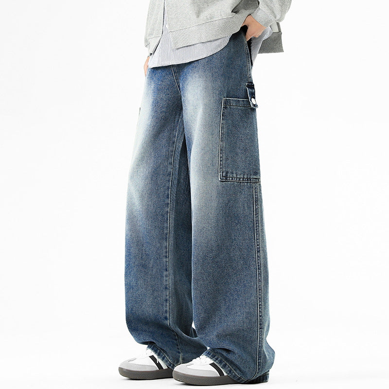 Herren Weit geschnittene Cargo-Jeans Echoarchiv