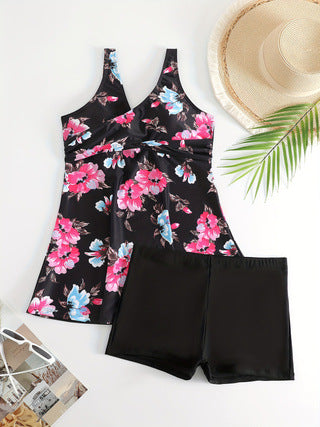 Damen Tankini mit floralen Akzenten Echo Archiv