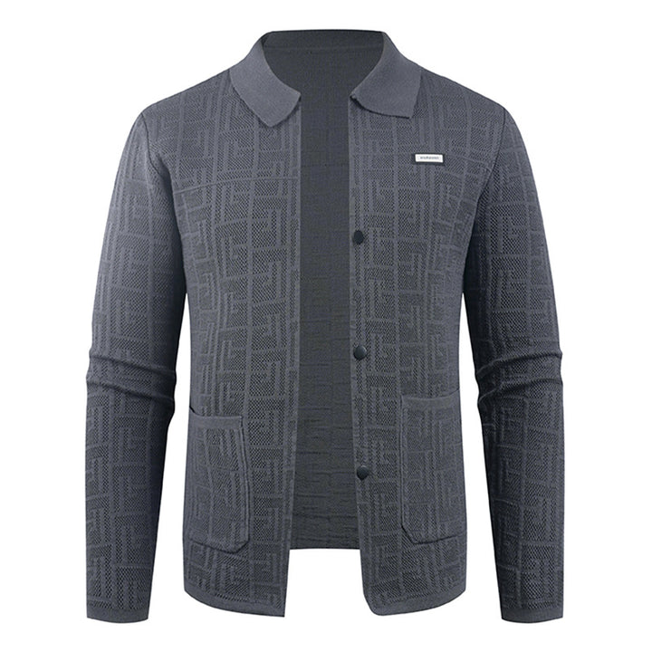 Herren modische Strickjacke mit einzigartigem Muster Echoarchiv