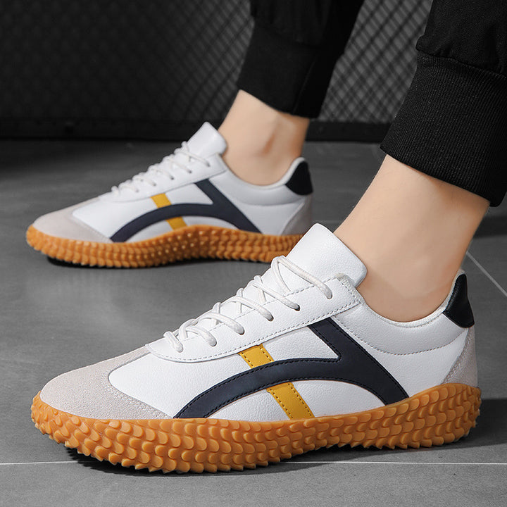 Unisex nan retro-urbaner Mesh-Sneaker mit profilierter Gummilaufsohle und Veloursleder-Zehenkappe Echo Archiv