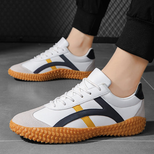 Unisex nan retro-urbaner Mesh-Sneaker mit profilierter Gummilaufsohle und Veloursleder-Zehenkappe Echo Archiv