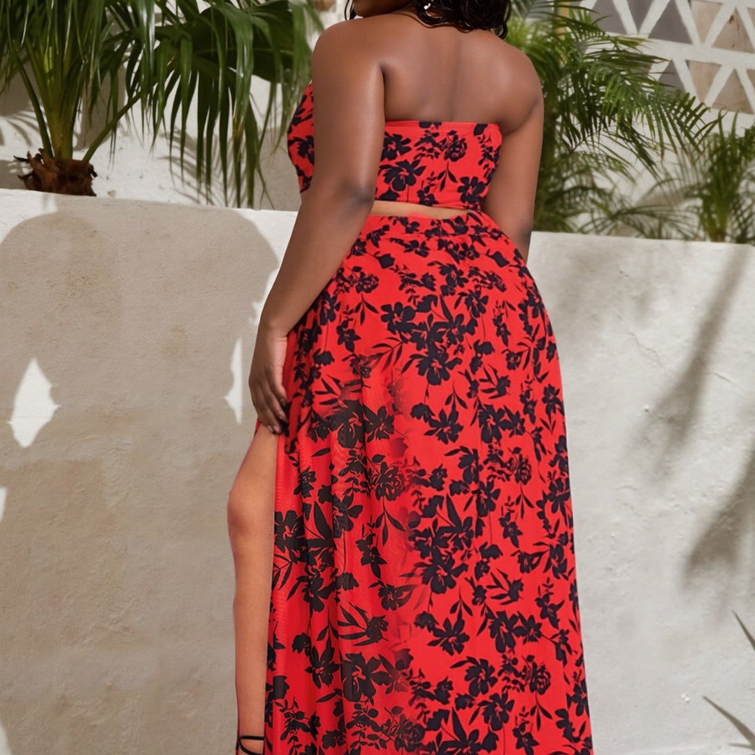 Damen Sommerliches Cut-Out Strandkleid Echo Archiv