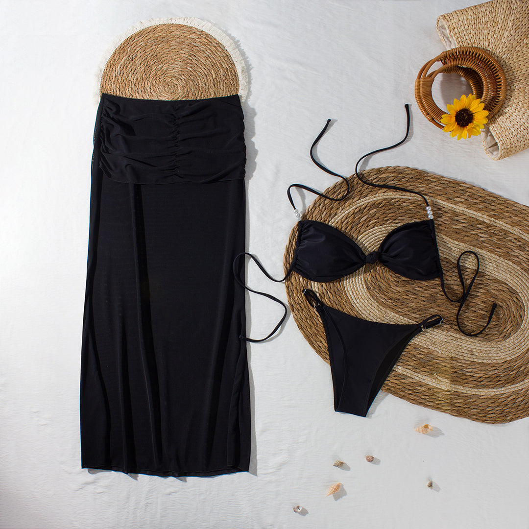 Damen Bikiniset mit elegantem Wickelrock Echo Archiv