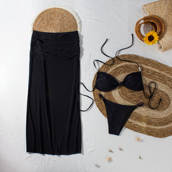 Damen Bikiniset mit elegantem Wickelrock Echo Archiv