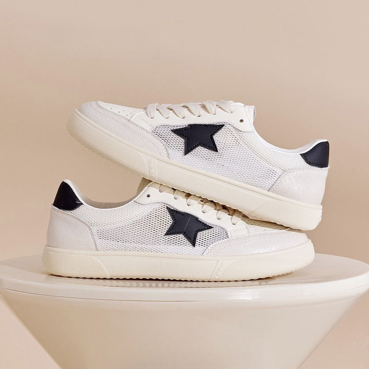Damen Sneaker mit atmungsaktivem Mesh und stilvollem Sternen-Design Echo Archiv