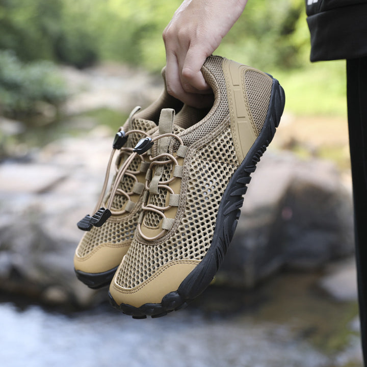 Herren Atmungsaktiver Trekking‑Wasserschuh mit Quick‑Lace und profilierter Gummisohle – Tavélo