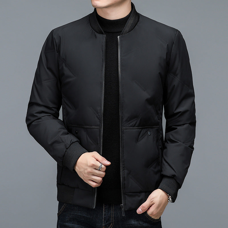 Herren Steppjacke mit elastischen Bündchen und praktischen Reißverschlusstaschen Echoarchiv