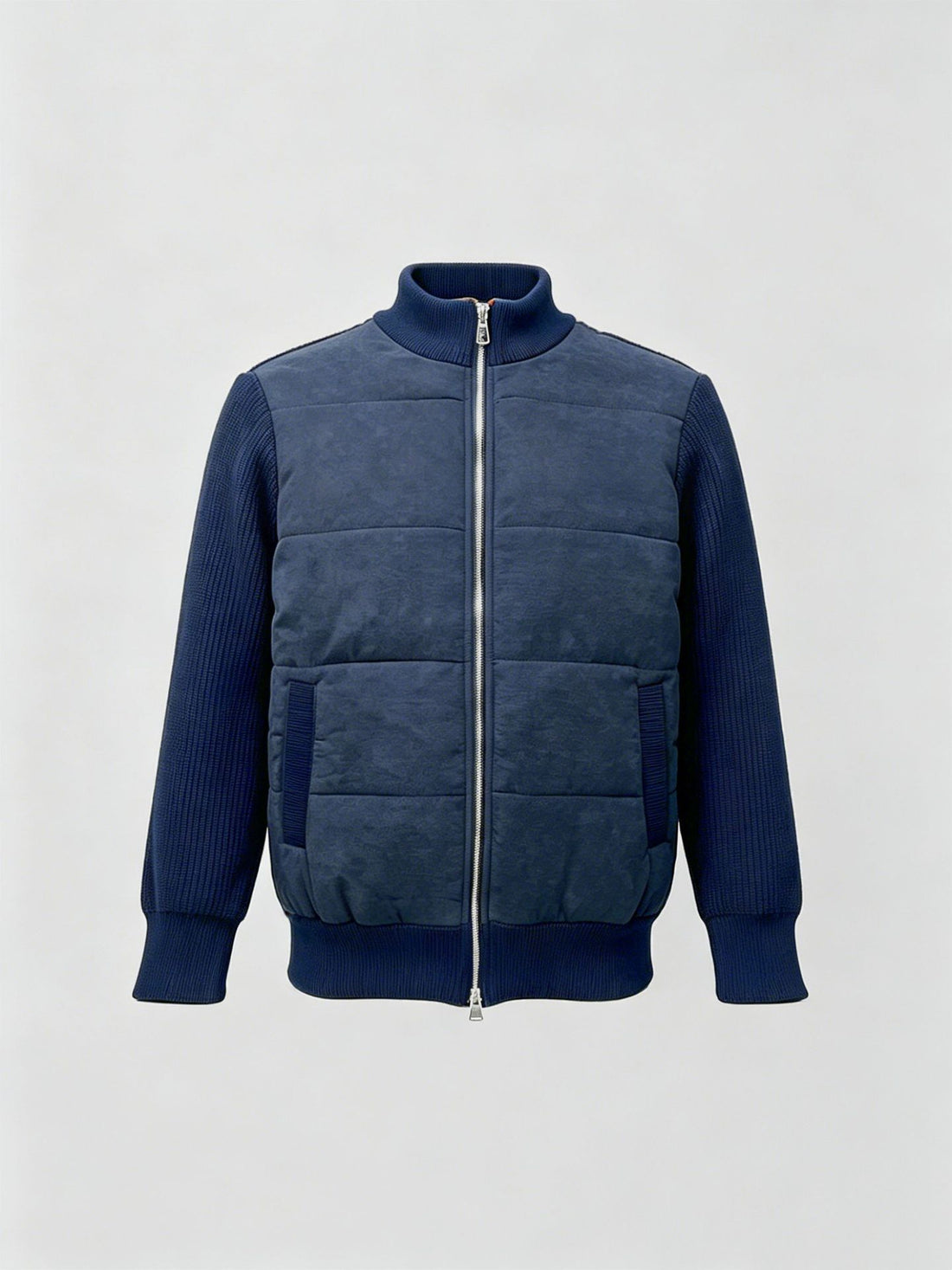 Herren Sportliche Steppjacke mit hochschließendem Kragen – Taviero