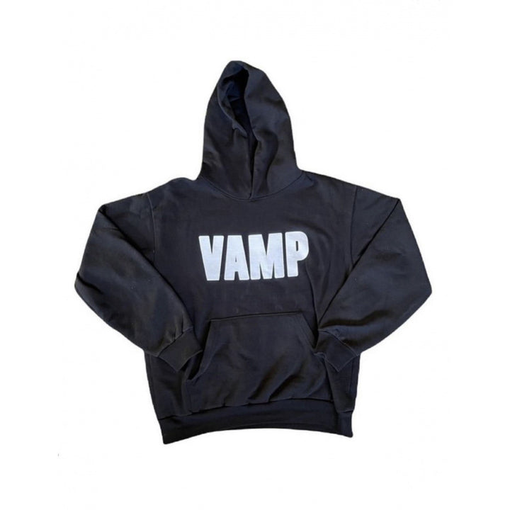 Unisex nan Kapuzensweatshirt mit Used-Frontdruck und Kängurutasche Echo Archiv