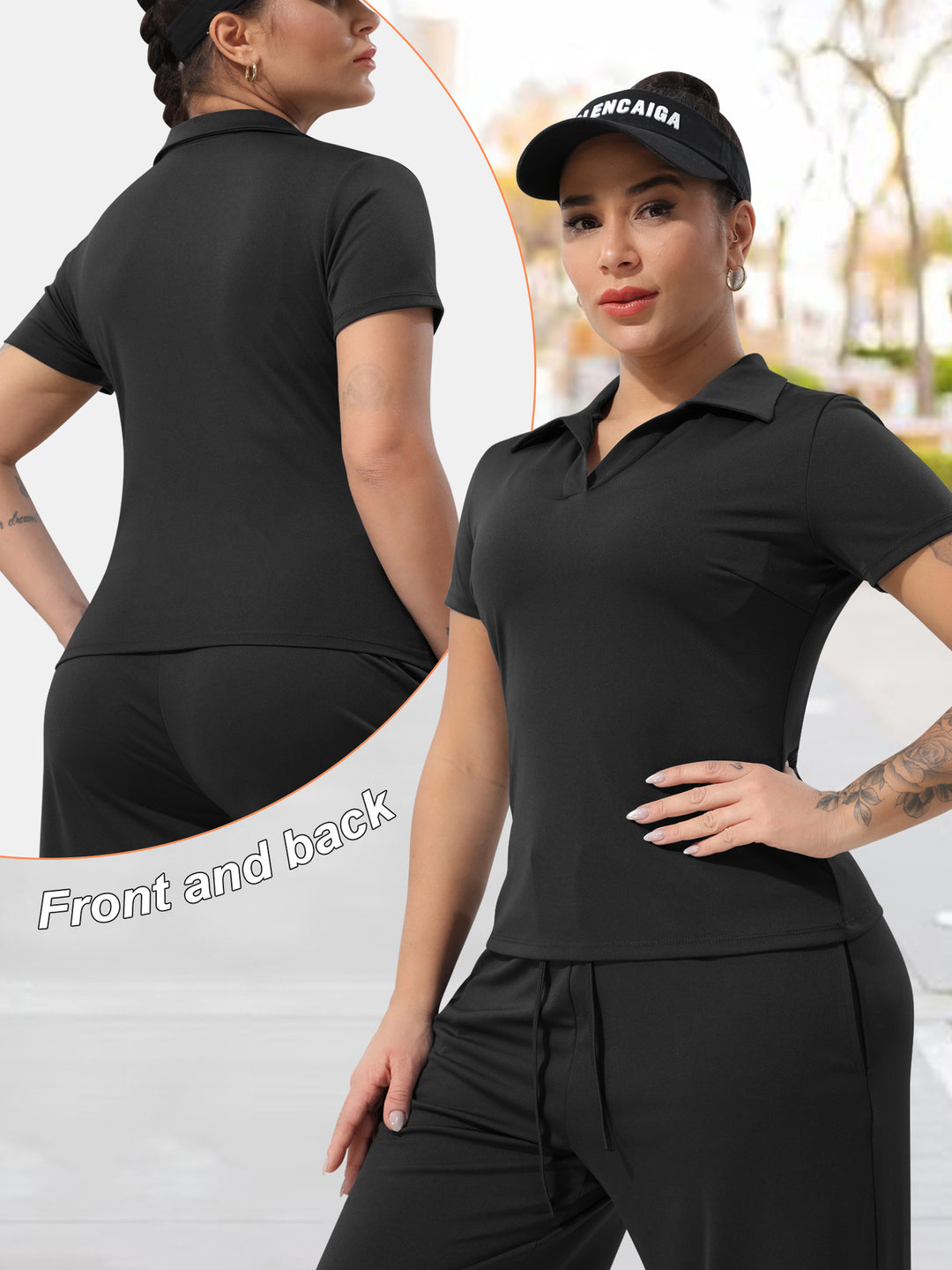 Damen Tailliertes Funktions-Polo mit Stretchjersey und Performance-Atmungsaktivität – Avérine