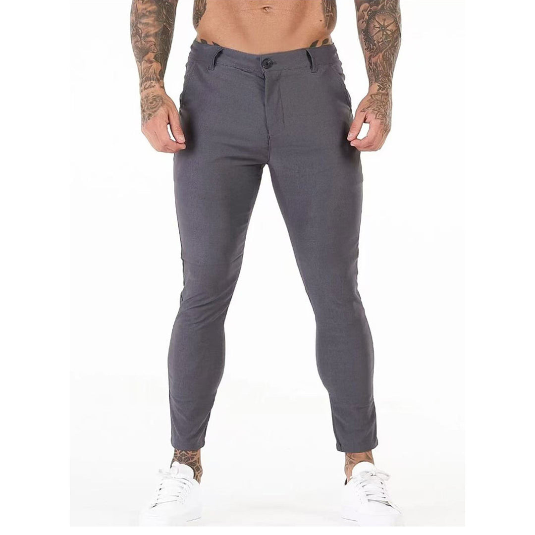 Herren Elegante Slim-Fit Chinos Echoarchiv