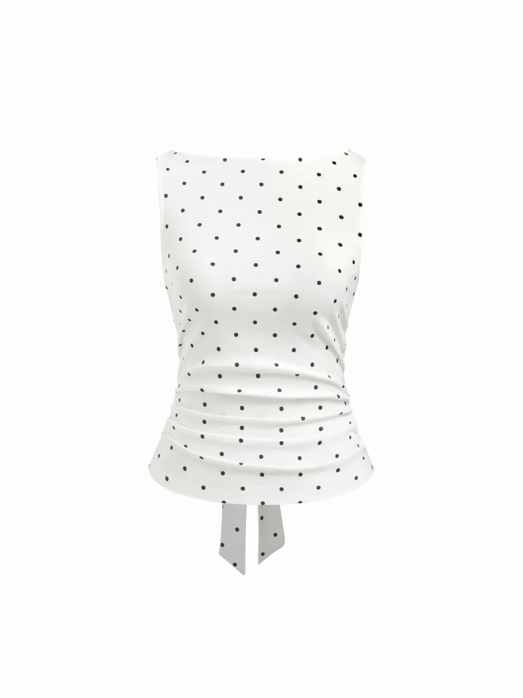 Damen Chic Rollkragen Top mit Raffung und Bindegürtel Echo Archiv