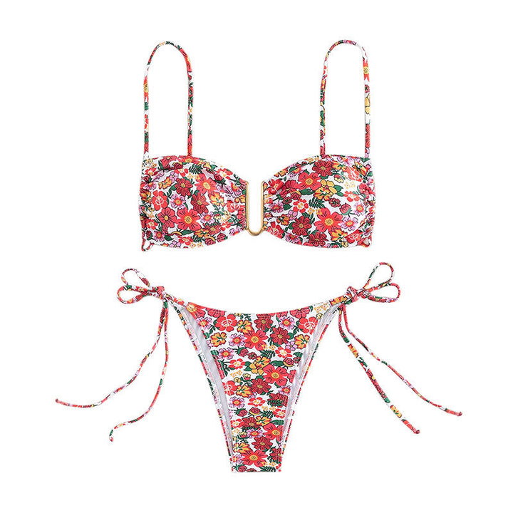 Damen Push-Up-Bikini mit verstellbaren Trägern und elegantem Schnitt Echo Archiv