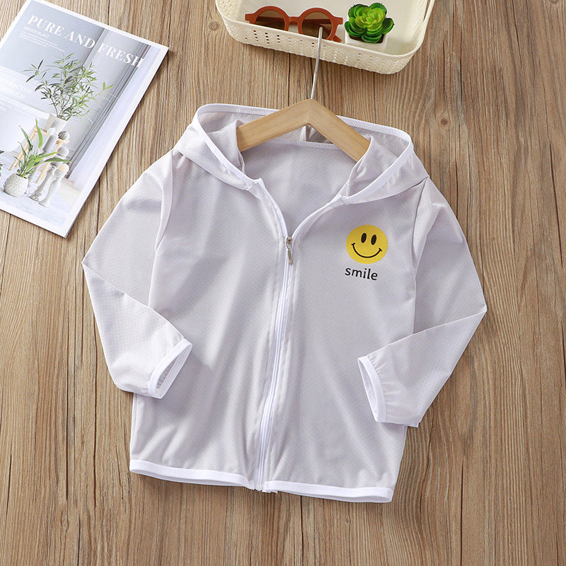Unisex nan Kinder leichte Kapuzenjacke mit atmungsaktivem Meshstoff und durchgehendem Reißverschluss  Echo Archiv