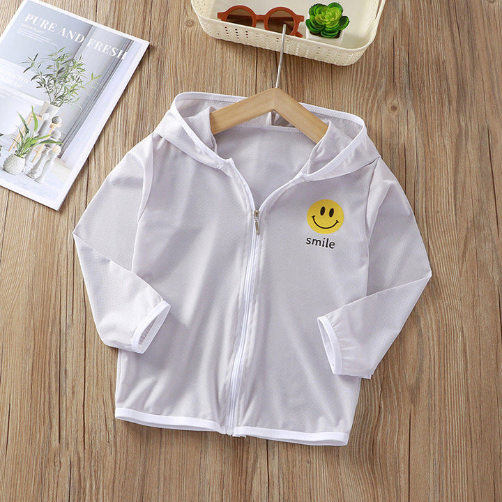 Unisex nan Kinder leichte Kapuzenjacke mit atmungsaktivem Meshstoff und durchgehendem Reißverschluss  Echo Archiv