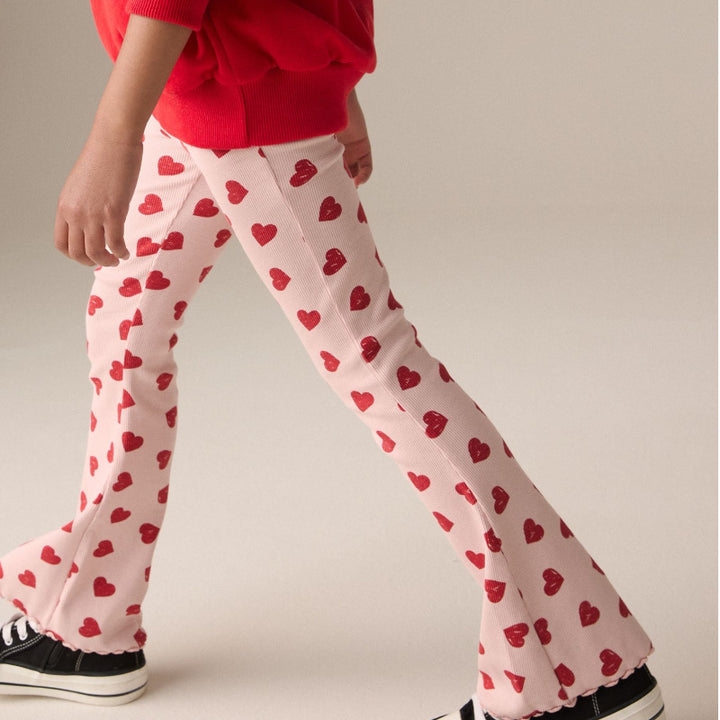 Mädchen Schlagleggings mit fröhlichem Herz-Design Echo Archiv
