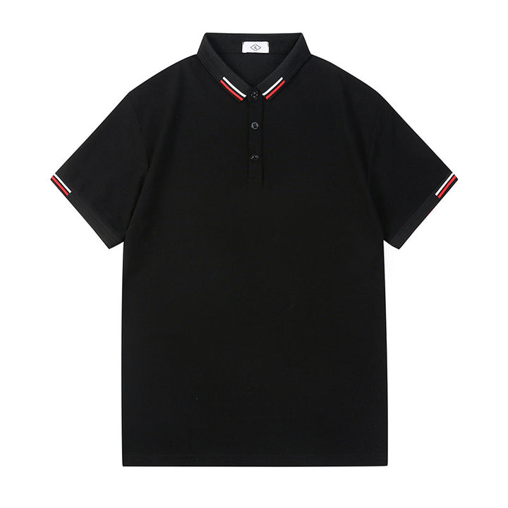 Herren Polo-Shirt mit kontrastierenden Kragen und Ärmel Echoarchiv