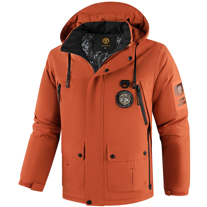 Herren nan urbaner Softshell-Parka mit abnehmbarer Kapuze, verdecktem Zweiwege-Reißverschluss und atmungsaktiver Thermofütterung Echo Archiv