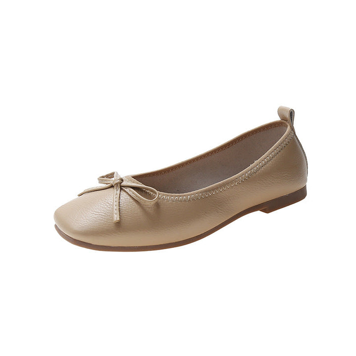 Damen Bequeme Ballerinas mit zartem Schleifen-Detail Echoarchiv