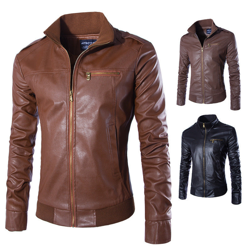 Herren Lederjacke im Biker-Stil Echoarchiv