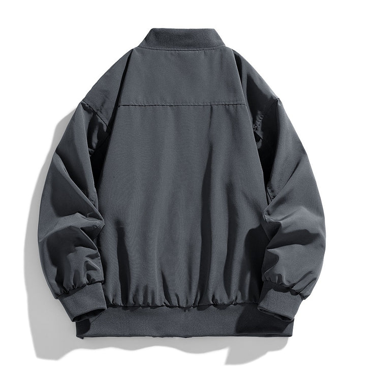 Herren urbane Bomberjacke mit kreativem Design und funktionalen Taschen Echoarchiv