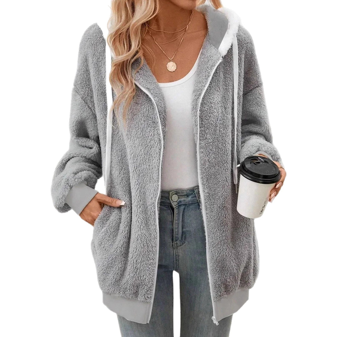Damen Kuschelige und modische Fleecejacke Echo Archiv