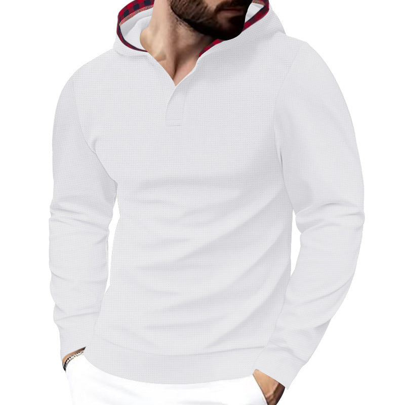 Herren Kapuzensweater mit strukturiertem Design und komfortablem Schnitt Echoarchiv