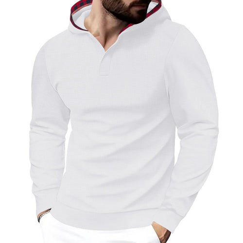 Herren Kapuzensweater mit strukturiertem Design und komfortablem Schnitt Echoarchiv