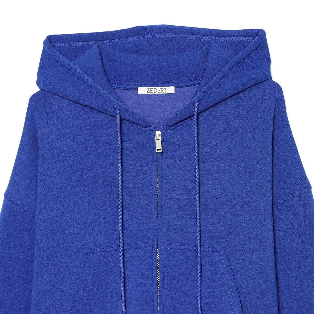 Damen Fließende Palazzo‑Loungehose mit hohem Bund, Kordelzug und aufgesetzten Eingrifftaschen Echoarchiv