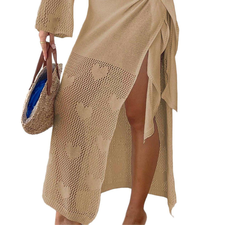 Damen transparenter Häkel-Strandsarong Echo Archiv