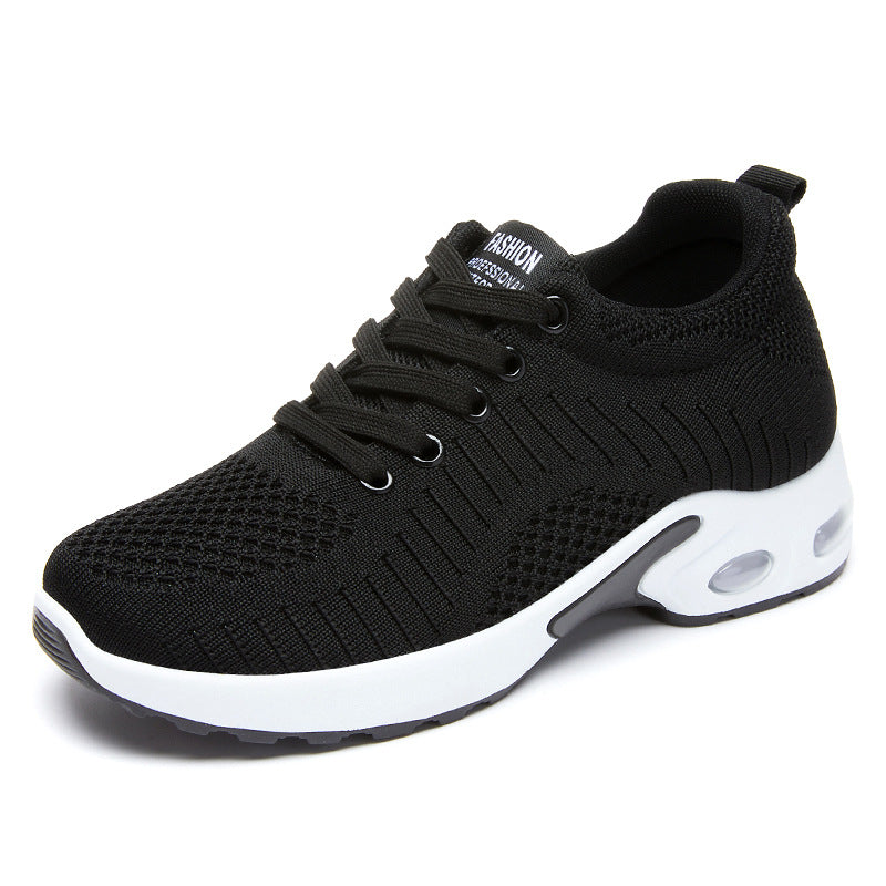 Damen nan gestrickter Komfort-Sneaker mit sichtbarer Air-Unit, entlastender Memory-Fußbett-Einlage und griffiger Profilsohle Echo Archiv