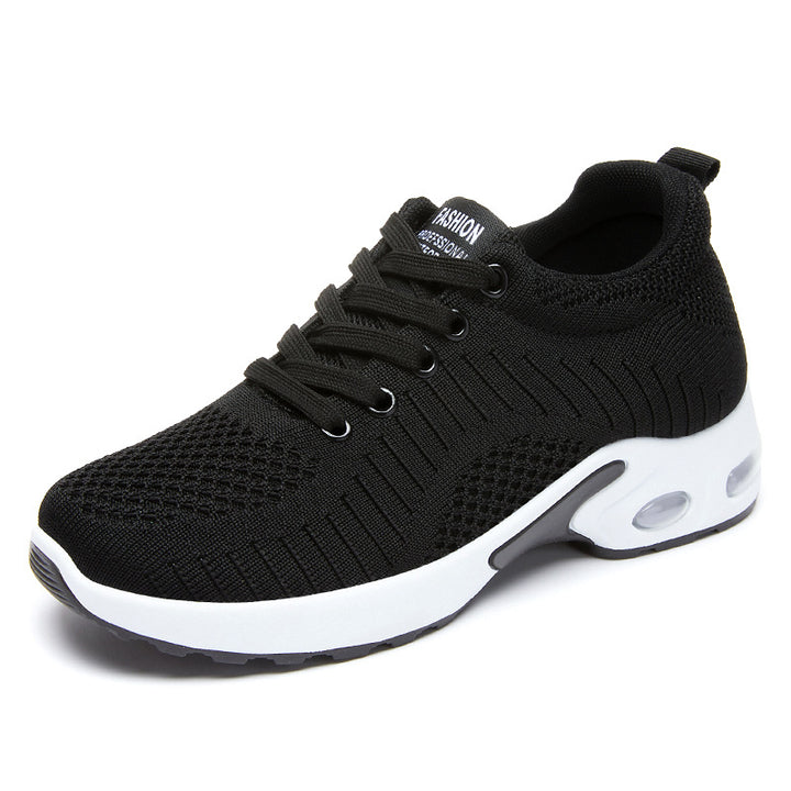 Damen nan gestrickter Komfort-Sneaker mit sichtbarer Air-Unit, entlastender Memory-Fußbett-Einlage und griffiger Profilsohle Echo Archiv