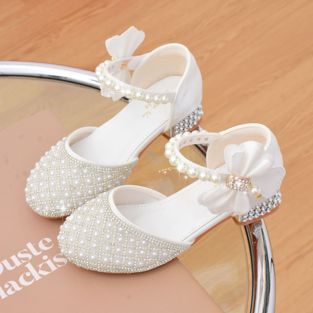 Mädchen Ballerinas mit Perlen- und Strassverzierungen Echo Archiv