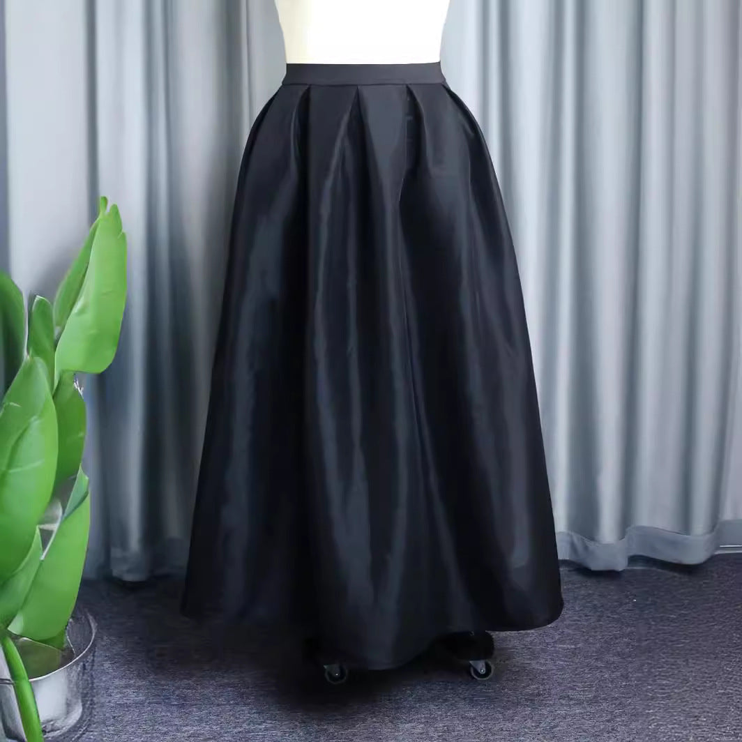 Damen Eleganter Maxirock mit Faltenwurf Echo Archiv