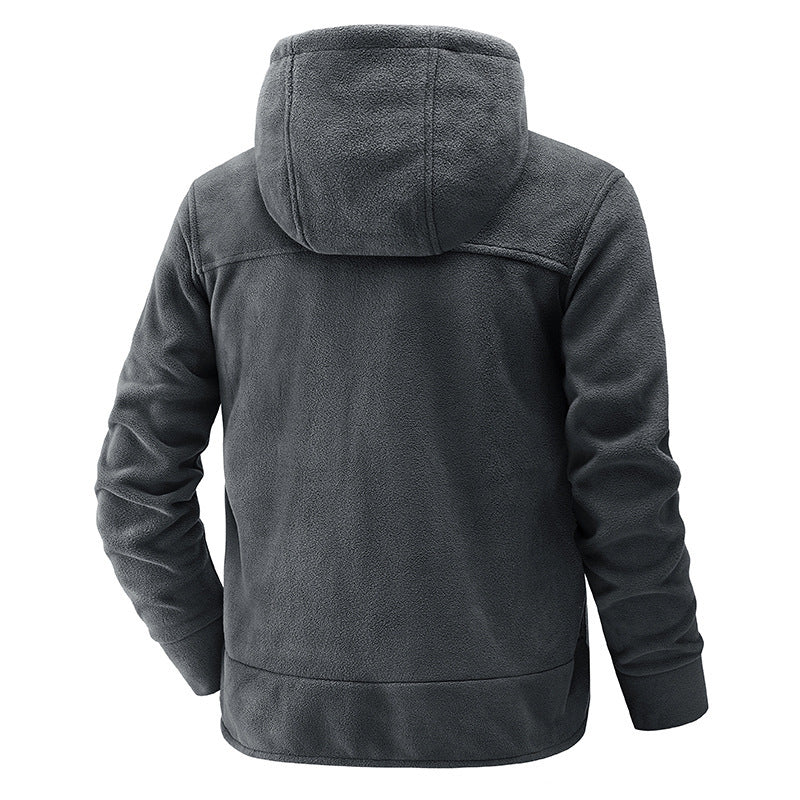 Herren Fleecejacke mit ergonomischer Passform und praktischen Reißverschlusstaschen Echoarchiv