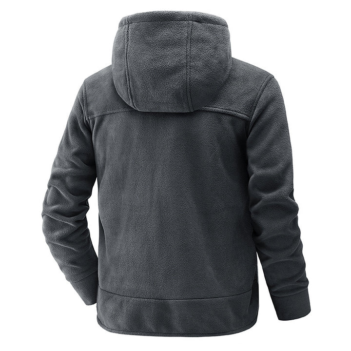 Herren Fleecejacke mit ergonomischer Passform und praktischen Reißverschlusstaschen Echoarchiv