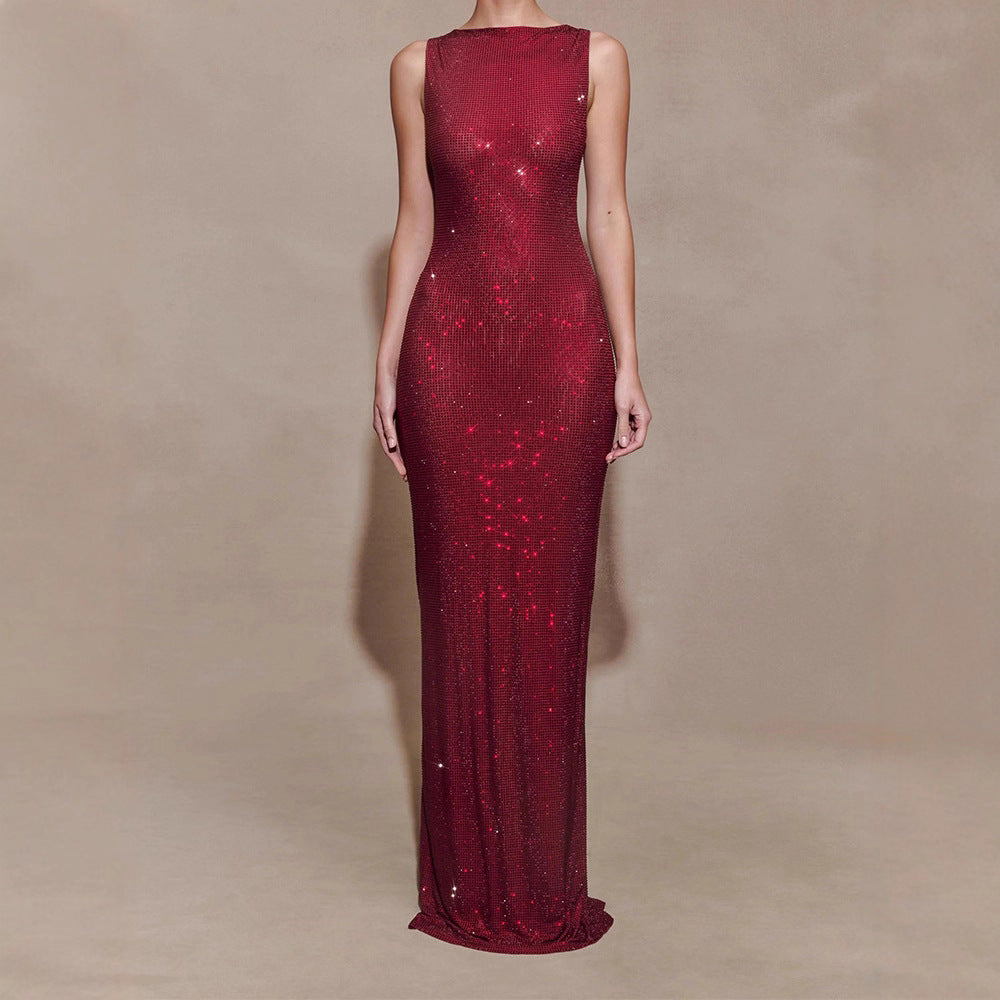 Damen Glitzerndes Abendkleid Echo Archiv