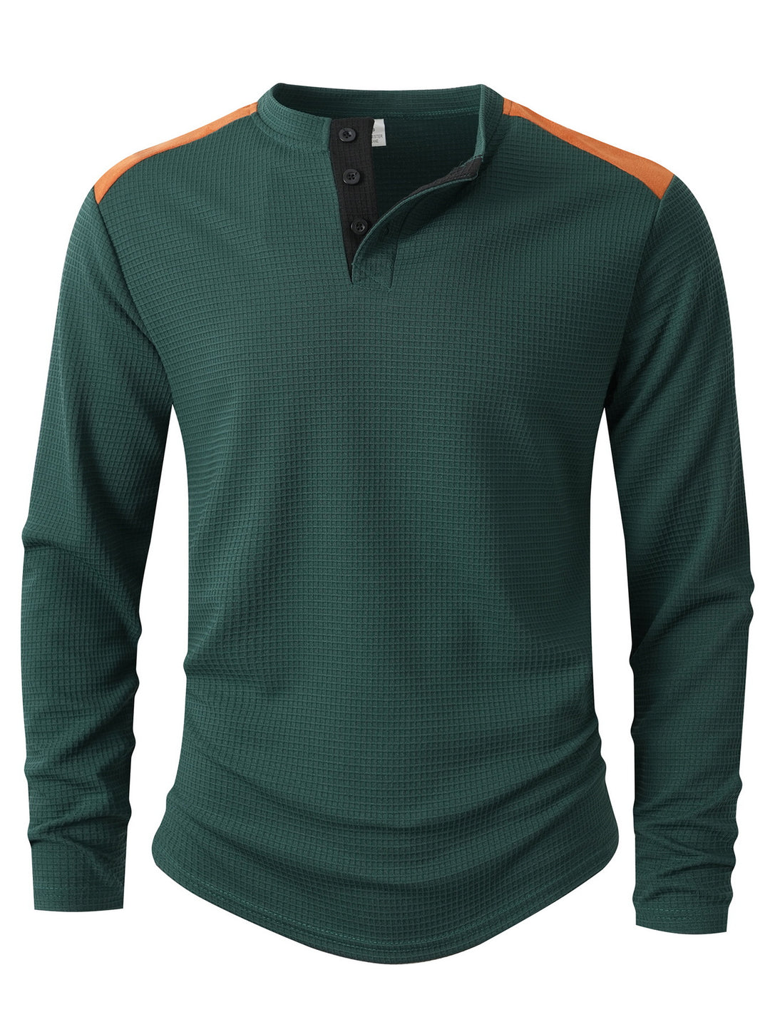 Herren Langarmshirt mit einzigartigem Strukturdesign Echoarchiv