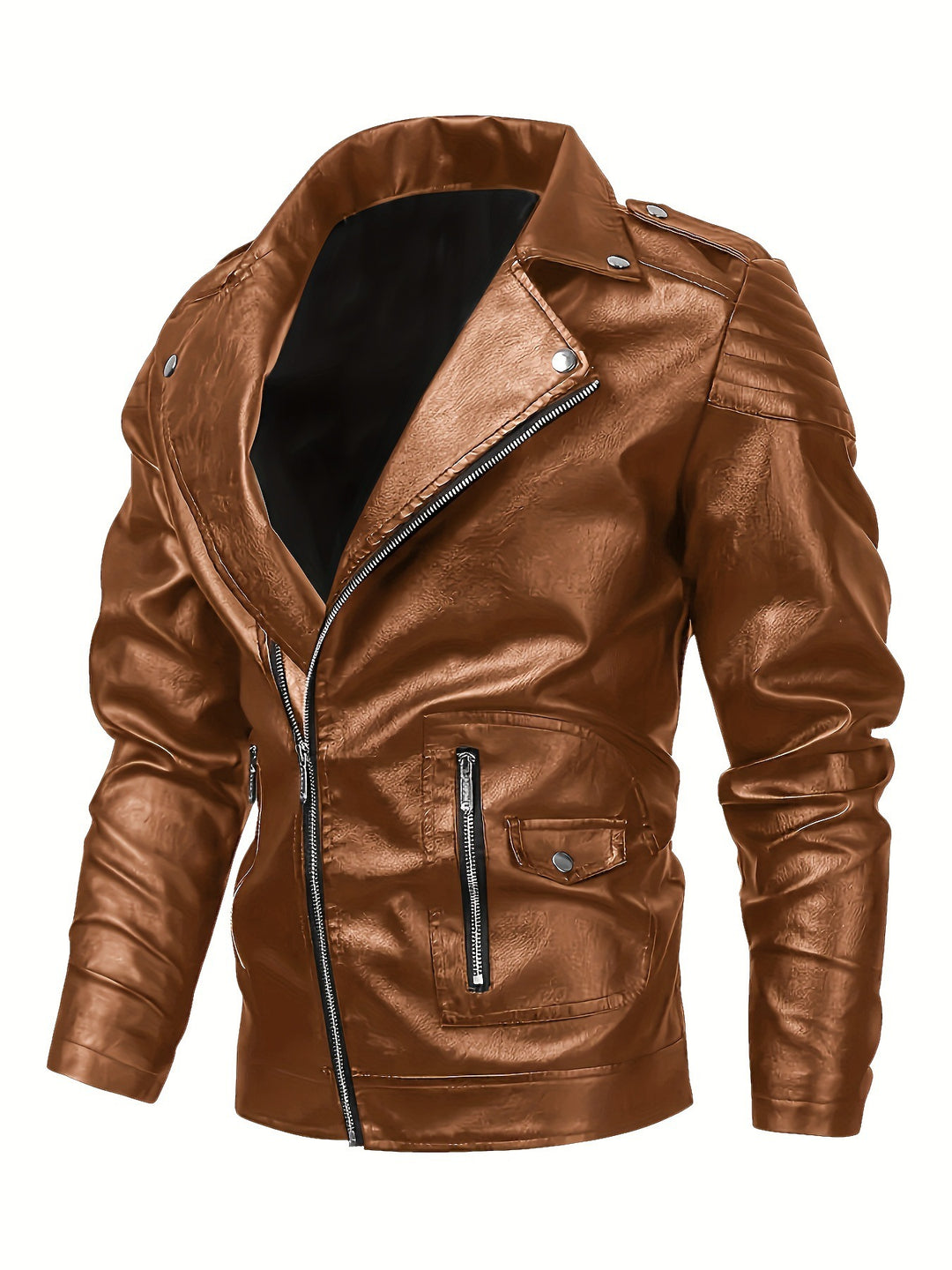 Herren Biker-Lederjacke – Valtoré