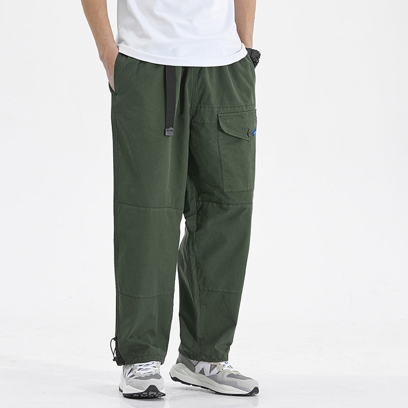 Herren bequeme Cargo-Hose mit vielen Taschen und elastischem Bund Echoarchiv