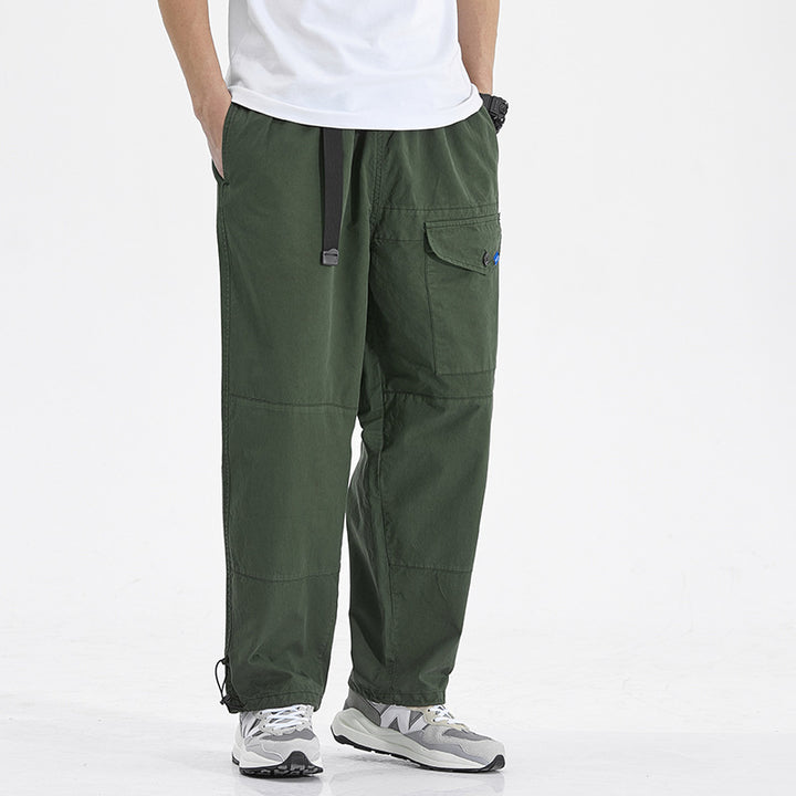 Herren bequeme Cargo-Hose mit vielen Taschen und elastischem Bund Echoarchiv