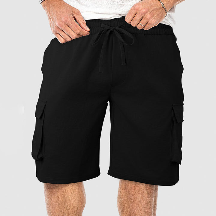 Herren Cargo-Shorts mit elastischem Bund und praktischem Taschen-Design Echoarchiv