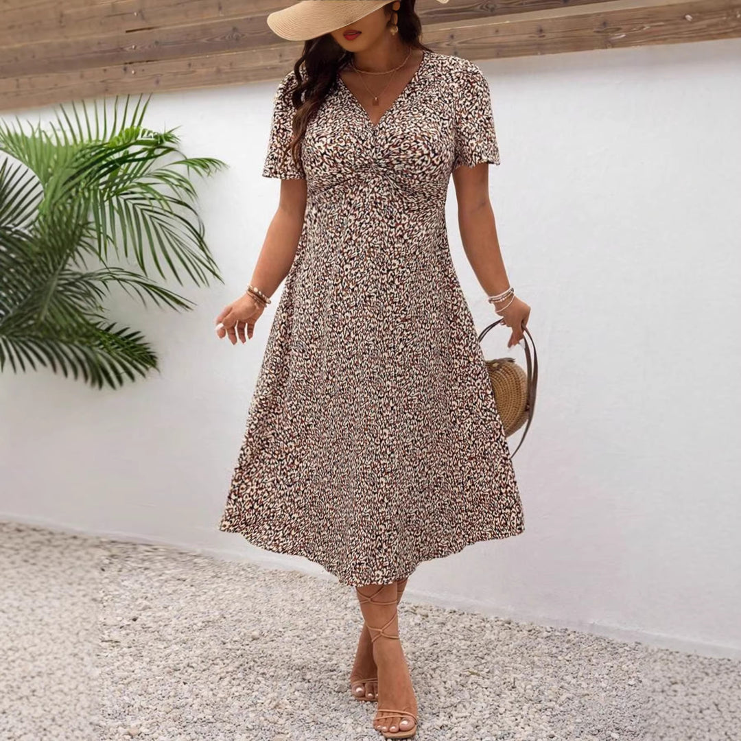 Damen Midikleid mit floralem Muster Echo Archiv