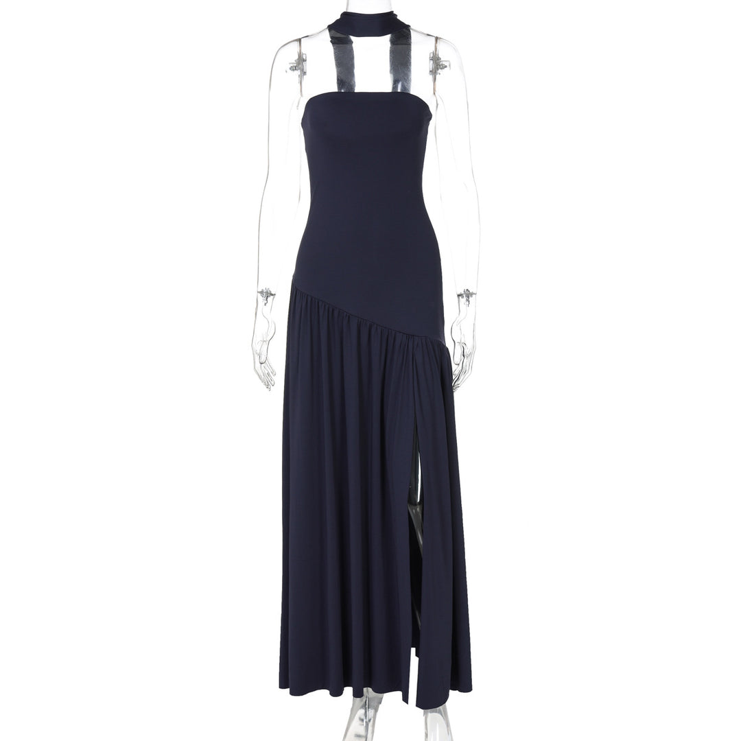 Damen Maxikleid mit raffiniertem Cut-Out-Design und asymmetrischem Saum Echo Archiv