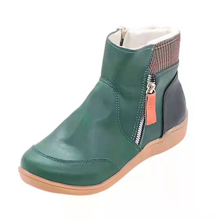 Damen  knöchelhohe Stiefelette mit seitlichem Reißverschluss, gepolstertem Komfortfußbett und flexibler Leichtsohle Echo Archiv