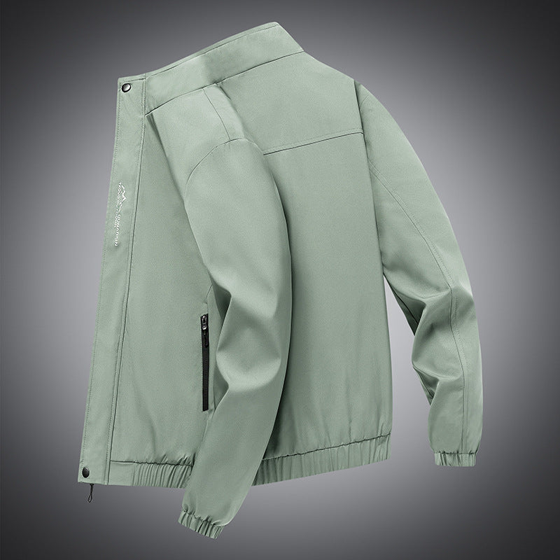 Leichte urbane Softshelljacke für Herren mit winddichter Membran und verdecktem Reißverschluss – Taviero