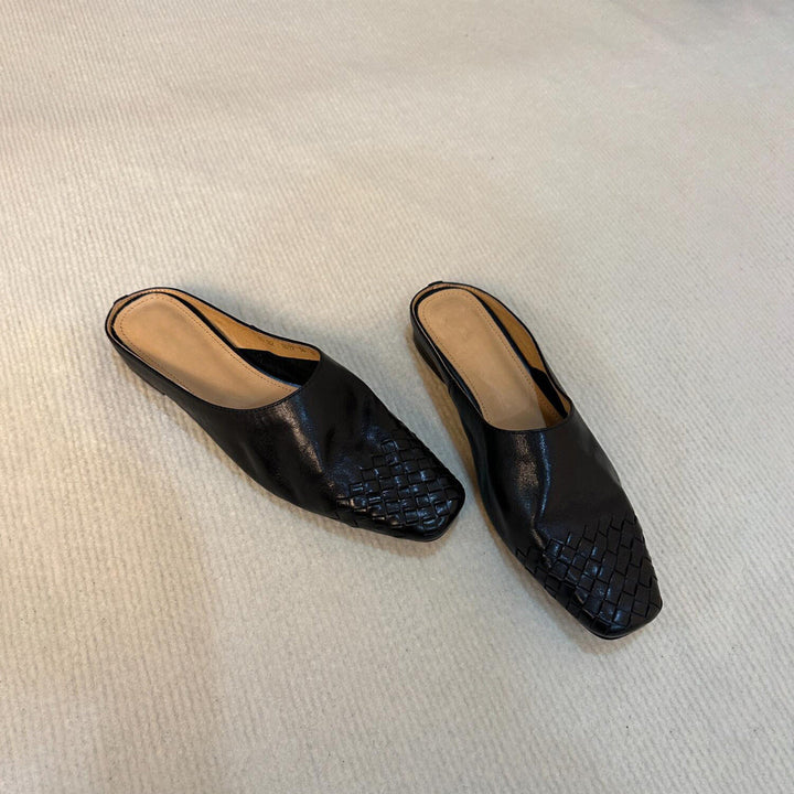 Damen Mules mit geflochtenem Design und bequemer Sohle – Lioré