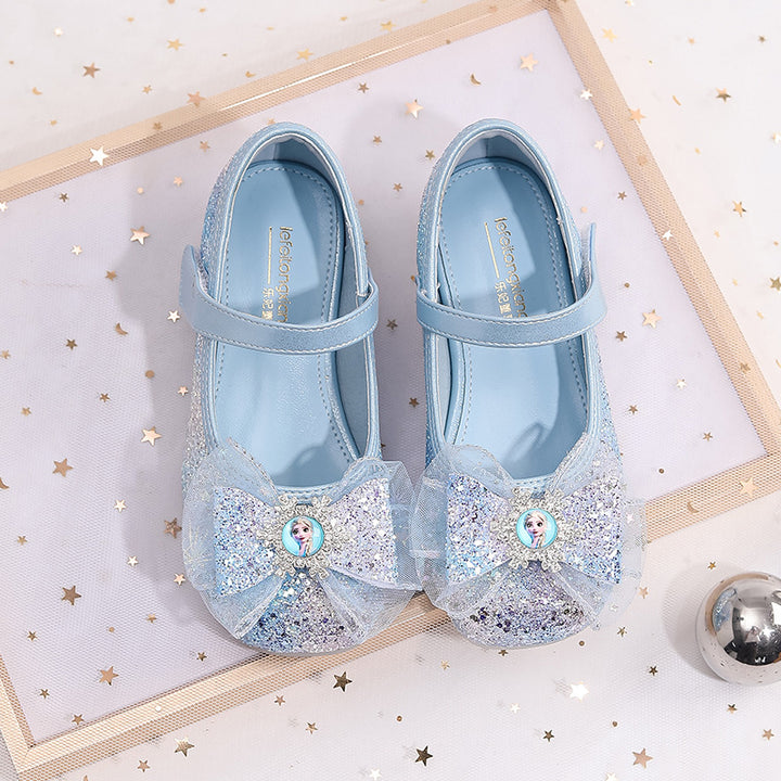 Damen Glitzernde Ballerinas mit Schleife Echo Archiv
