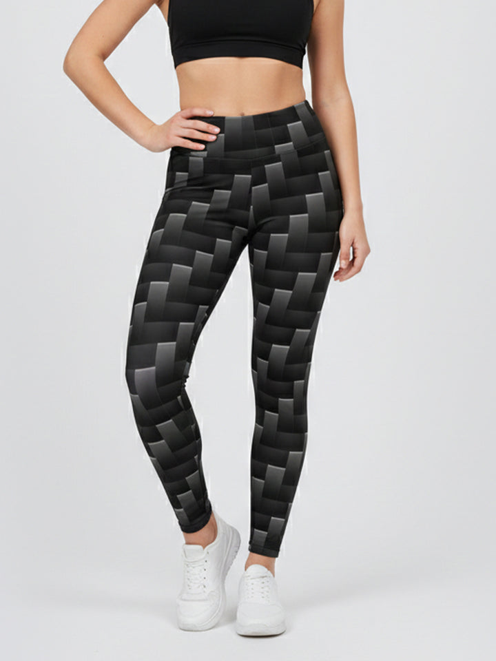 Damen Sportlegging mit stilvollem grafischen Design Echo Archiv